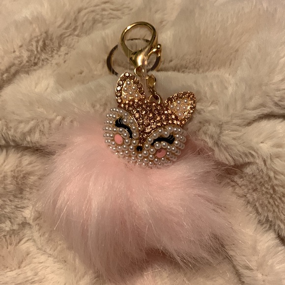 Pink Fox Key Chain - Picture 2 of 5